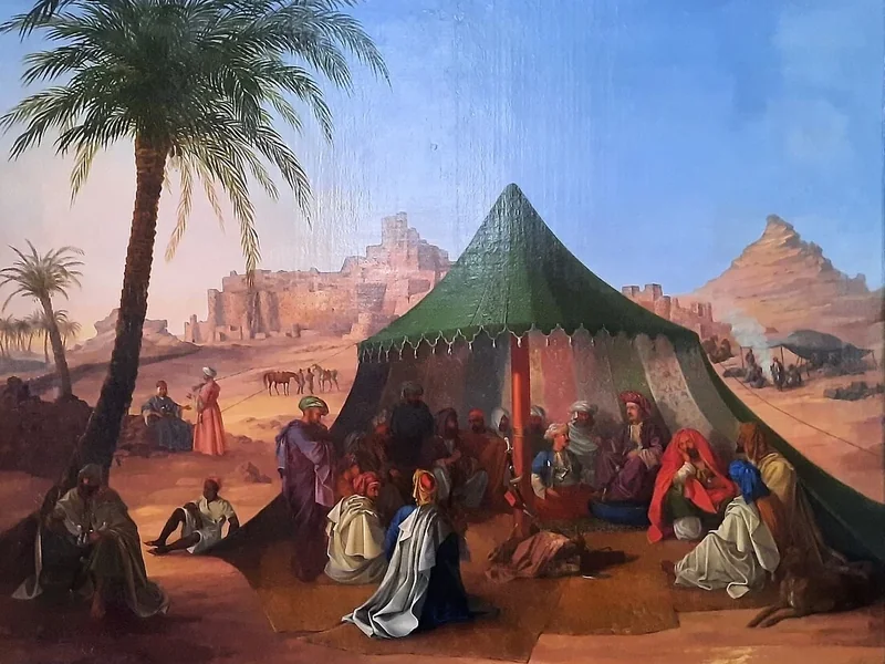 1804-Julius von Minutoli - Il Tenente Generale Minutolli nell'Oasi di Siwah